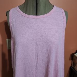 Loft Vintage Soft Womens Pink Tank Top Size Extra Large XL